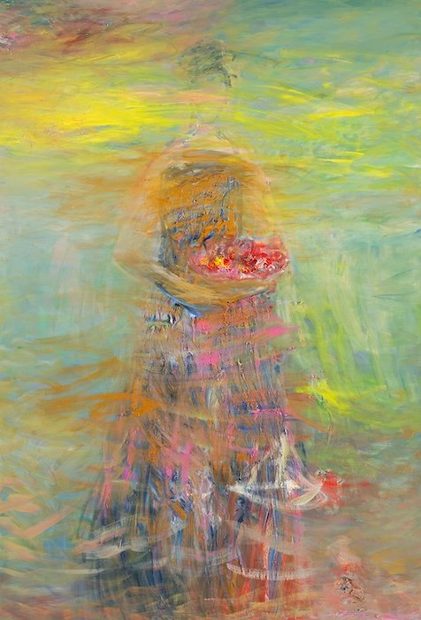 Haluan nähdä valoa — 190 × 130 cm, oil on canvas, 2025