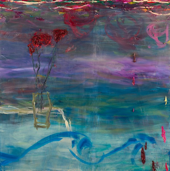 Caruso — 150 × 150 cm, oil on canvas, 2023
