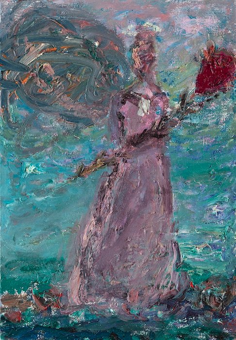 Puutarhuri — 40 × 28 cm, oil on canvas, 2025