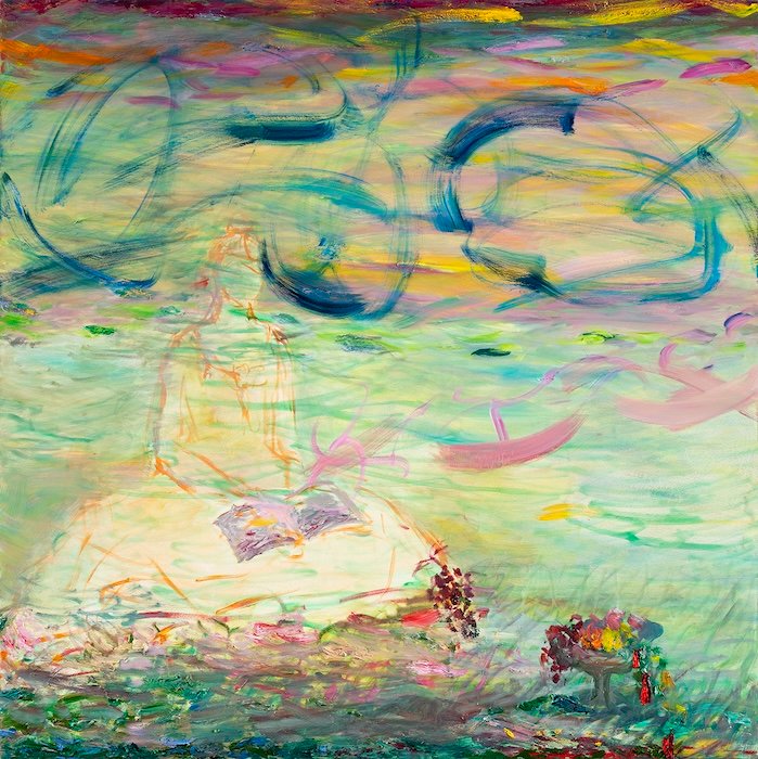 Erilaisia voimia — 150 × 150 cm, oil on canvas, 2024