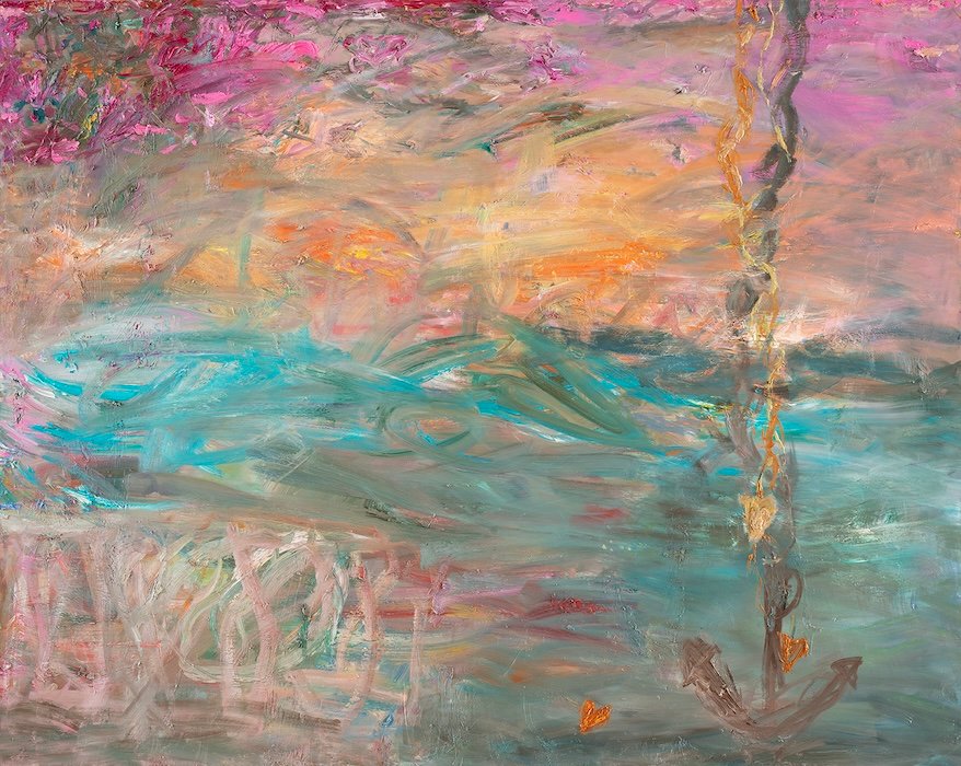 Suloinen myrsky — 155 × 195 cm, oil on canvas, 2025