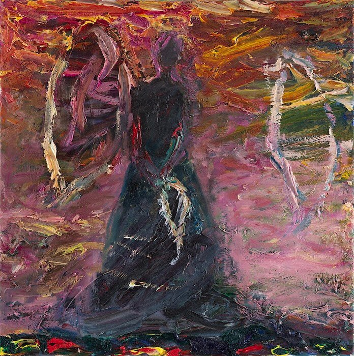 Lahja — 50 × 50 cm, oil on canvas, 2025