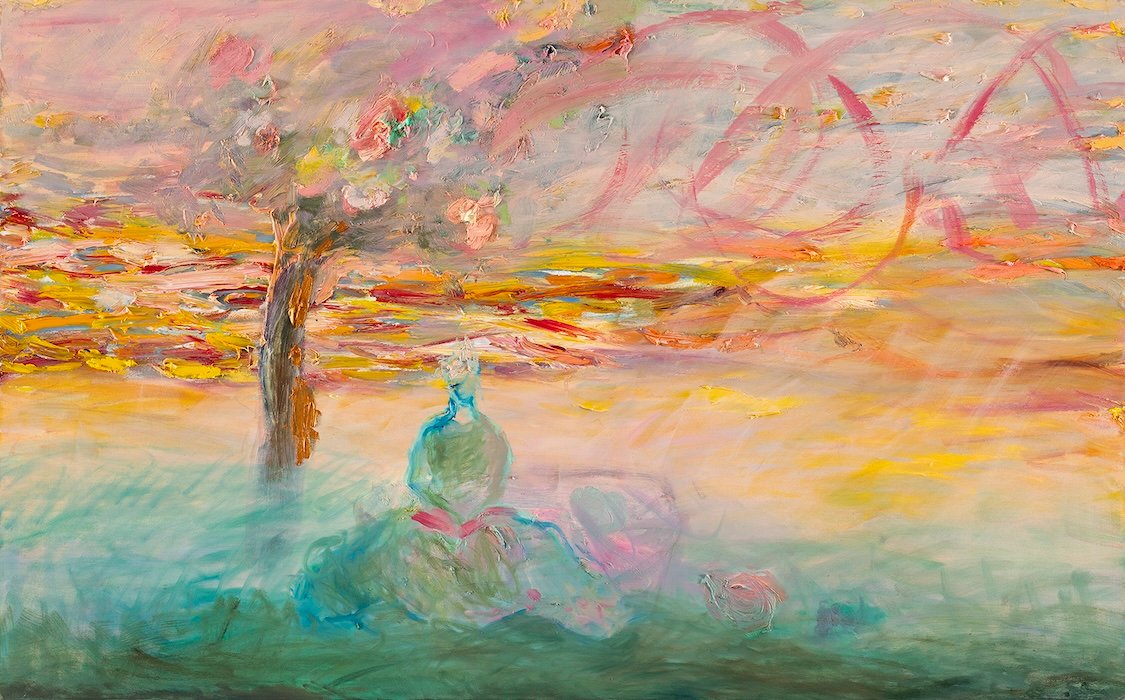 Rakkautta ei ole koskaan liikaa, öljy kankaalle — 90 × 145 cm, oil on canvas, 2024