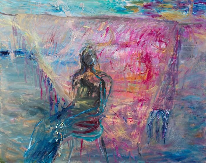 Tuhansia unia — 155 × 195 cm, oil on canvas, 2022