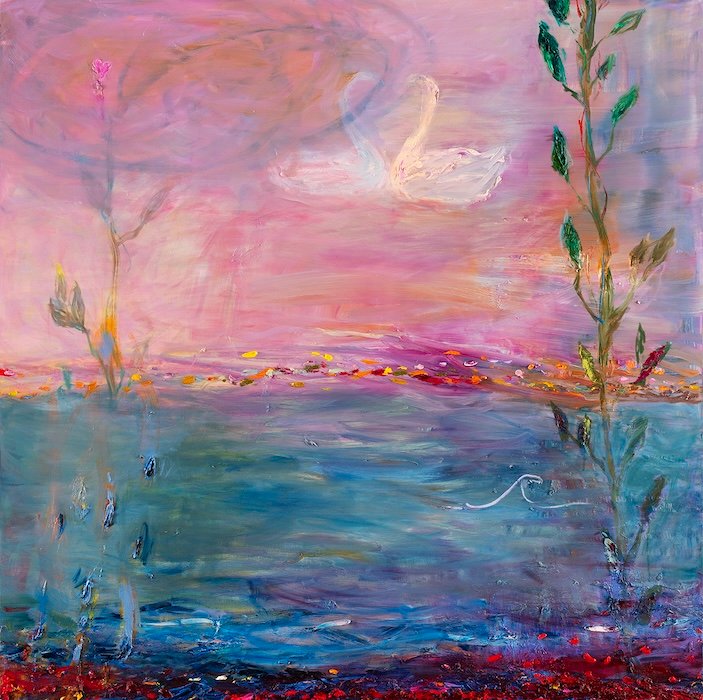 Siellä missä kohtalo asuu, öljy kankaalle — 150 × 150 cm, oil on canvas, 2024