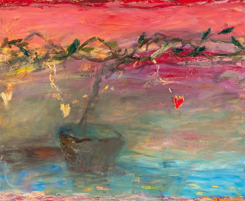 Avoimin sydämin, öljy kankaalle — 90 × 110 cm, oil on canvas, 2024